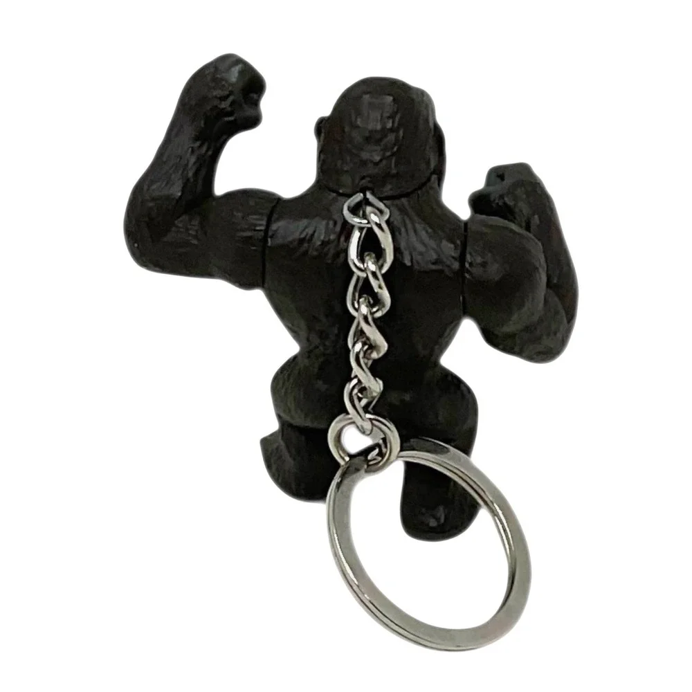 Jada Toys King Kong‎ Keychain Black Gorilla Figure Fierce Pose Collectible